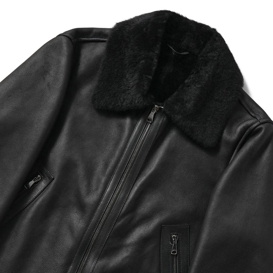 EMMETI エンメティ ORWELL SP MOUTON オーウェル スペシャルムートン B-3型 フライトジャケット BLACK | EMMETI | 02