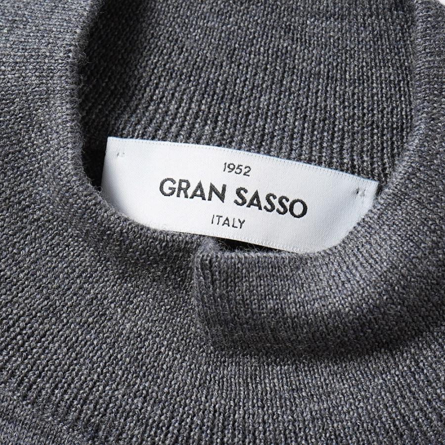 Gran Sasso（グランサッソ） メリノウール ニット モックネック ロング