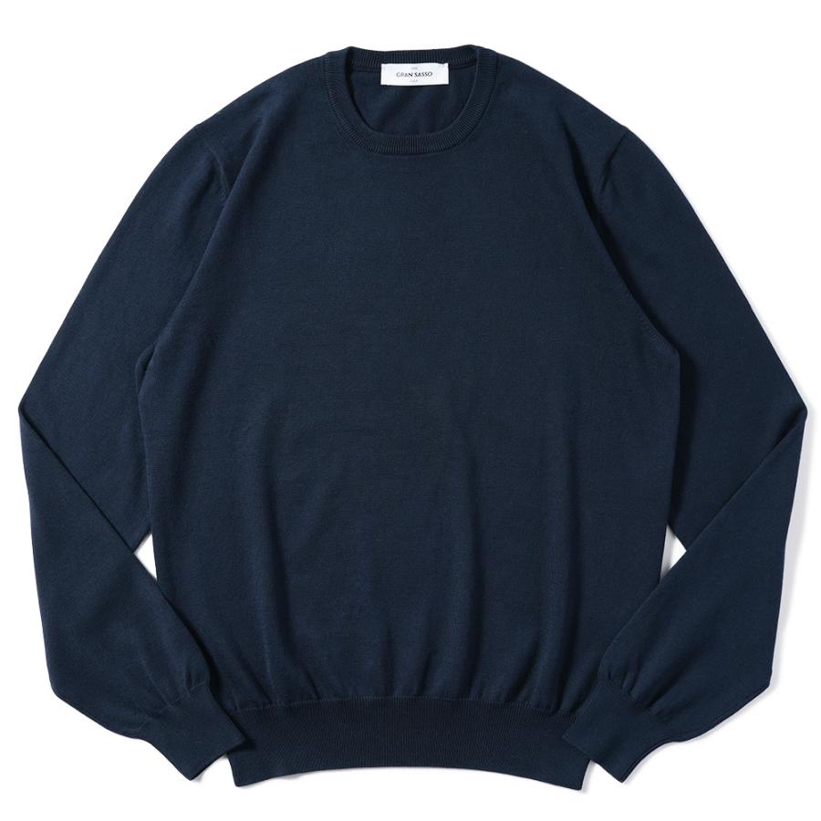 Gran Sasso クルーネック セーター 55167-18190 Gran Sasso GRANSASSO グランサッソ ソフトコットン ニット