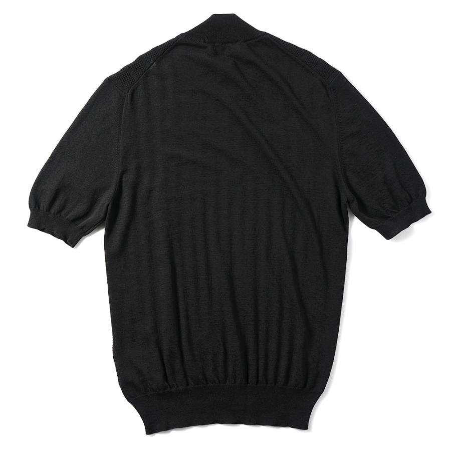 Gran Sasso（グランサッソ） フレッシュコットン メッシュストライプ 