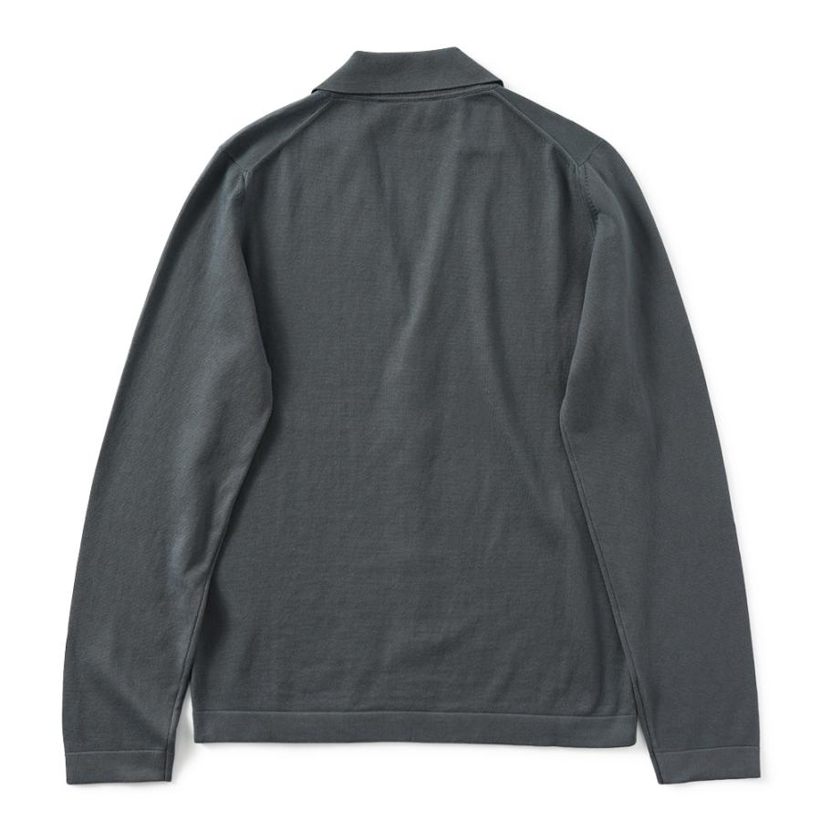 Gran Sasso（グランサッソ） ソフトコットン ラペル付きカーディガン 
