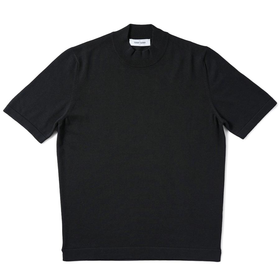 Gran Sasso（グランサッソ） ソフトコットン ニット モックネック