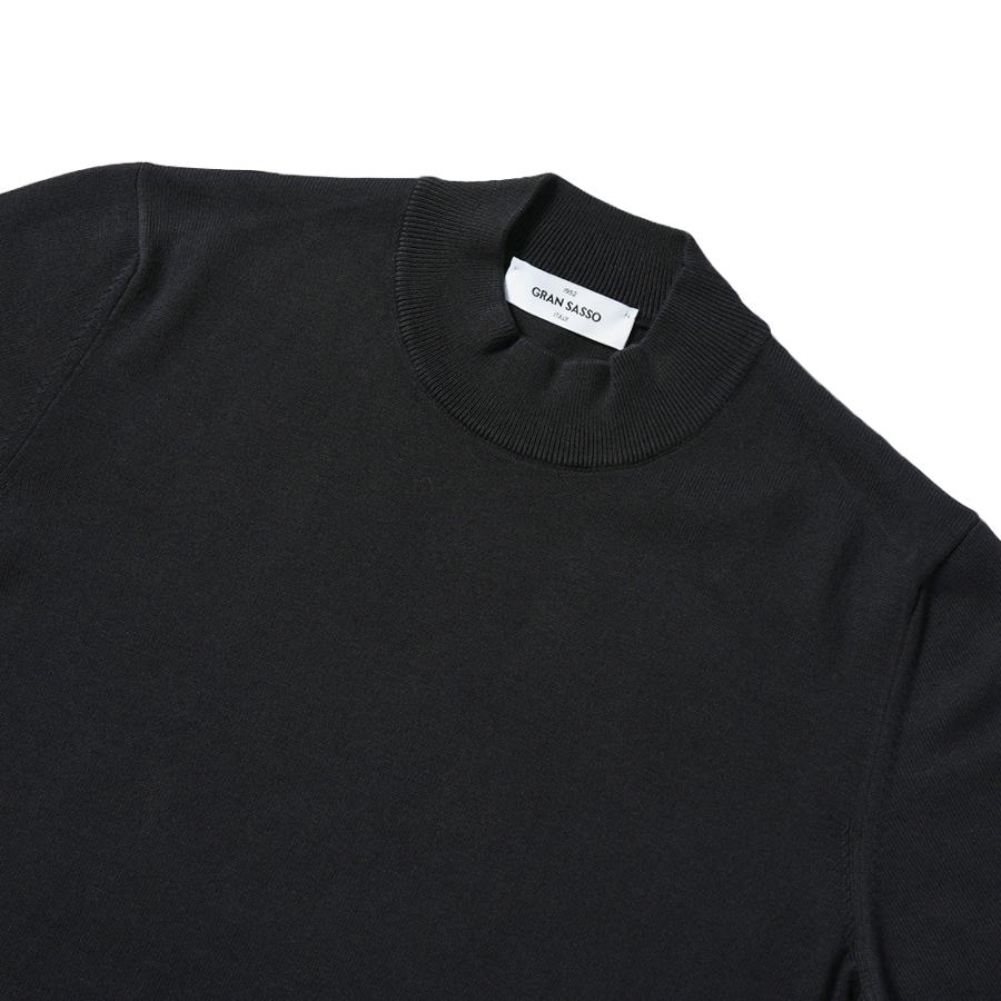 Gran Sasso（グランサッソ） ソフトコットン ニット モックネック