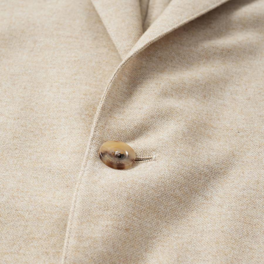 BOGLIOLI ボリオリ EMPTY JACKET ストレッチウール  2B ジャケット 91302I/FB5108 BEIGEの画像