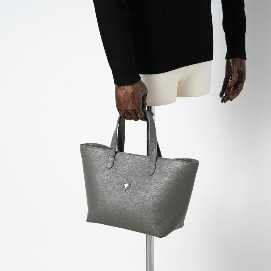 CHAMBORD SELLIER シャンボール セリエ APT/LAGUN アプト シュリンクレザー コンパクト トートバッグ GRAY | CHAMBORD SELLIER | 11