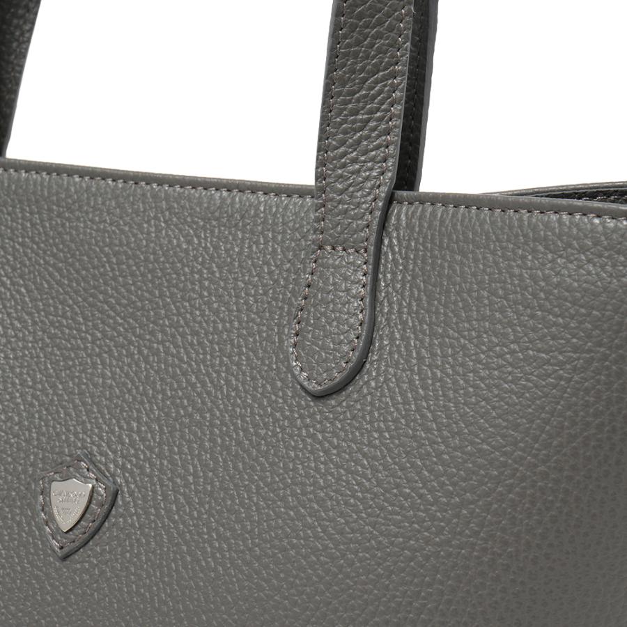 CHAMBORD SELLIER シャンボール セリエ APT/LAGUN アプト シュリンクレザー コンパクト トートバッグ GRAY | CHAMBORD SELLIER | 05