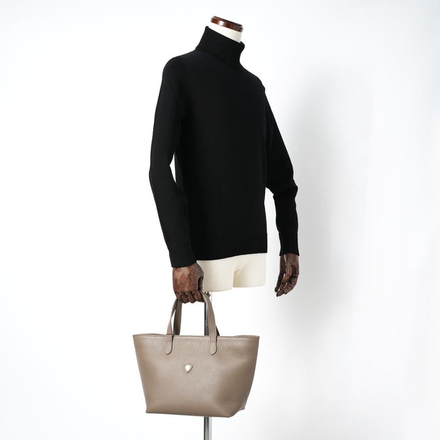 CHAMBORD SELLIER シャンボール セリエ APT/LAGUN アプト シュリンクレザー コンパクト トートバッグ TAUPEの画像