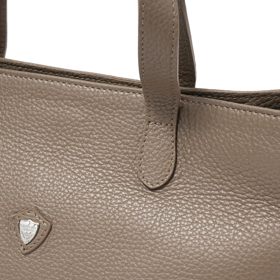 CHAMBORD SELLIER シャンボール セリエ APT/LAGUN アプト シュリンクレザー コンパクト トートバッグ TAUPEの画像