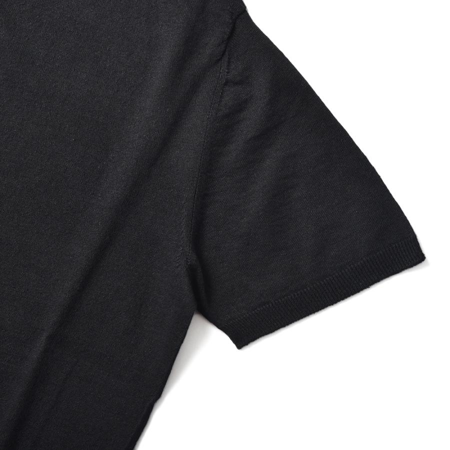 ドルモア／ニットTシャツ／リネン／ブラック／50 【公式通販】