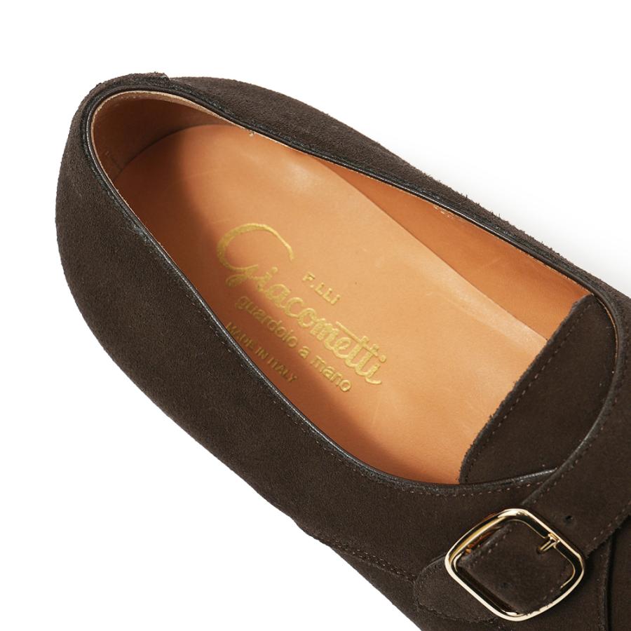 【美中古】F.lli Giacometti FG498 シングルモンク 40.5 フラテッリ ジャコメッティ FG498 シングルモンク ダーク