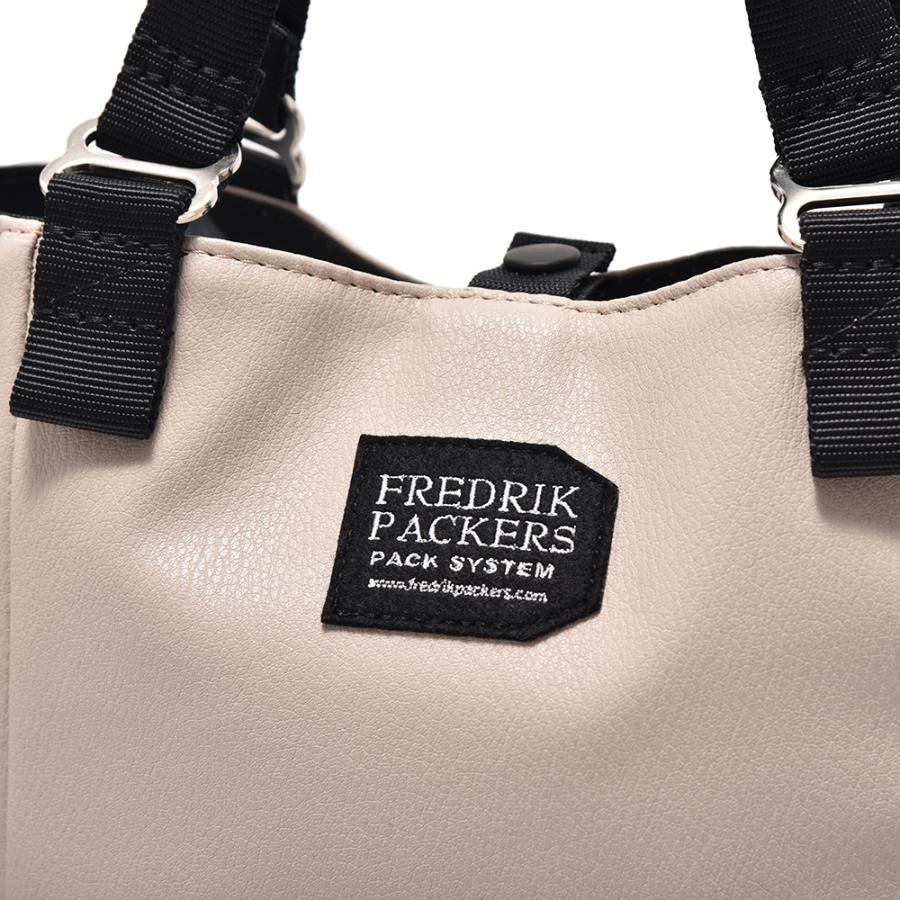 FREDRIK PACKERS フレドリックパッカーズ MISSION TOTE (XS) ECO LEATHER ミッショントートXS エコレザー GREIGE｜due-online｜03