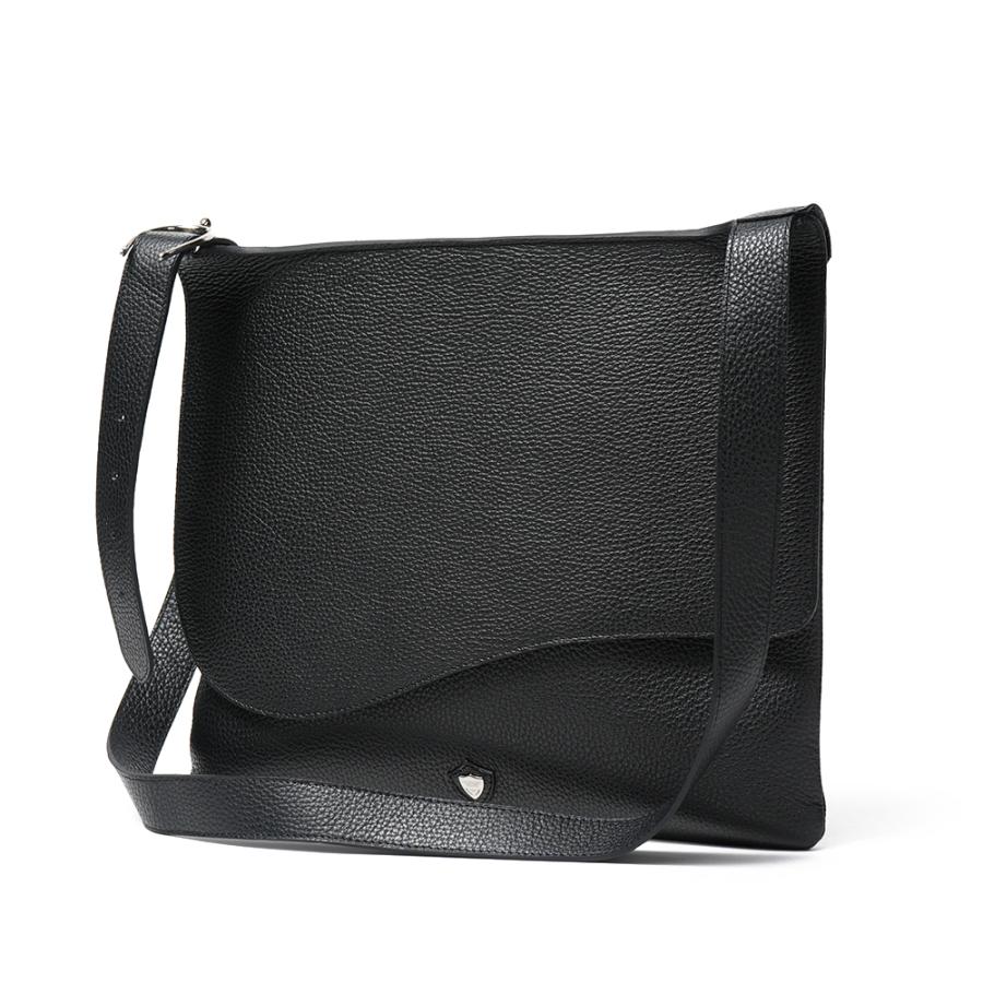 CHAMBORD SELLIER シャンボール セリエ GARRONE/LAGUN ギャロン シュリンクレザー ショルダーバッグ BLACKの画像