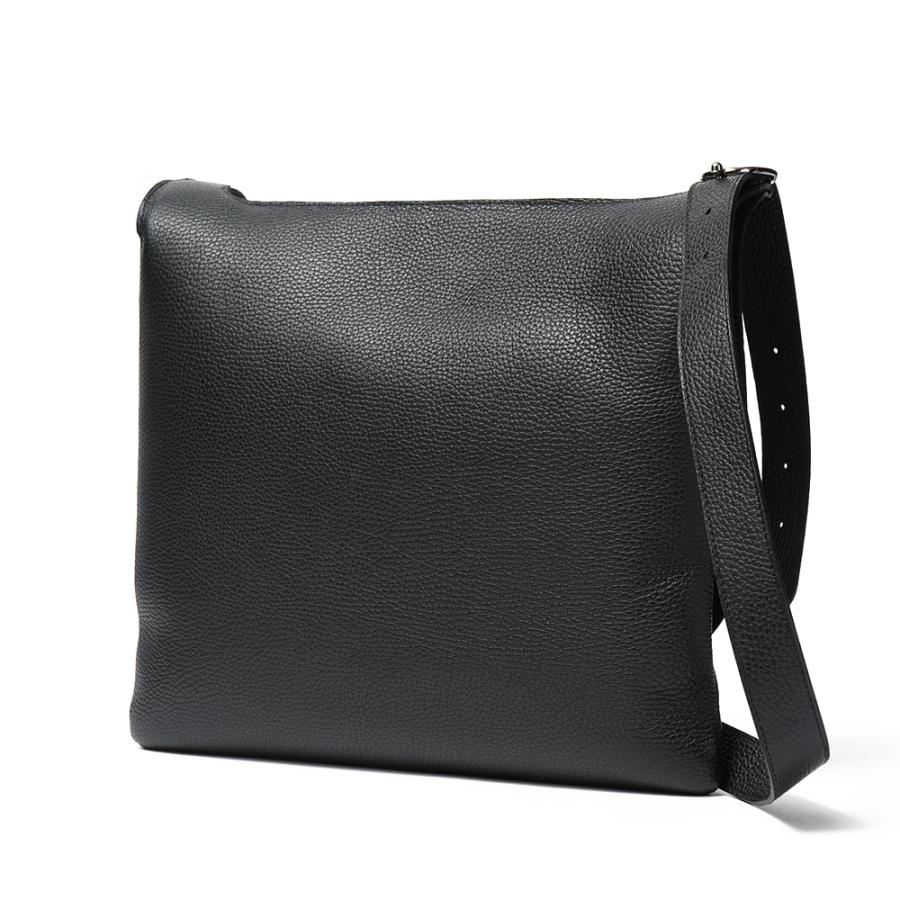 CHAMBORD SELLIER シャンボール セリエ GARRONE/LAGUN ギャロン シュリンクレザー ショルダーバッグ BLACKの画像