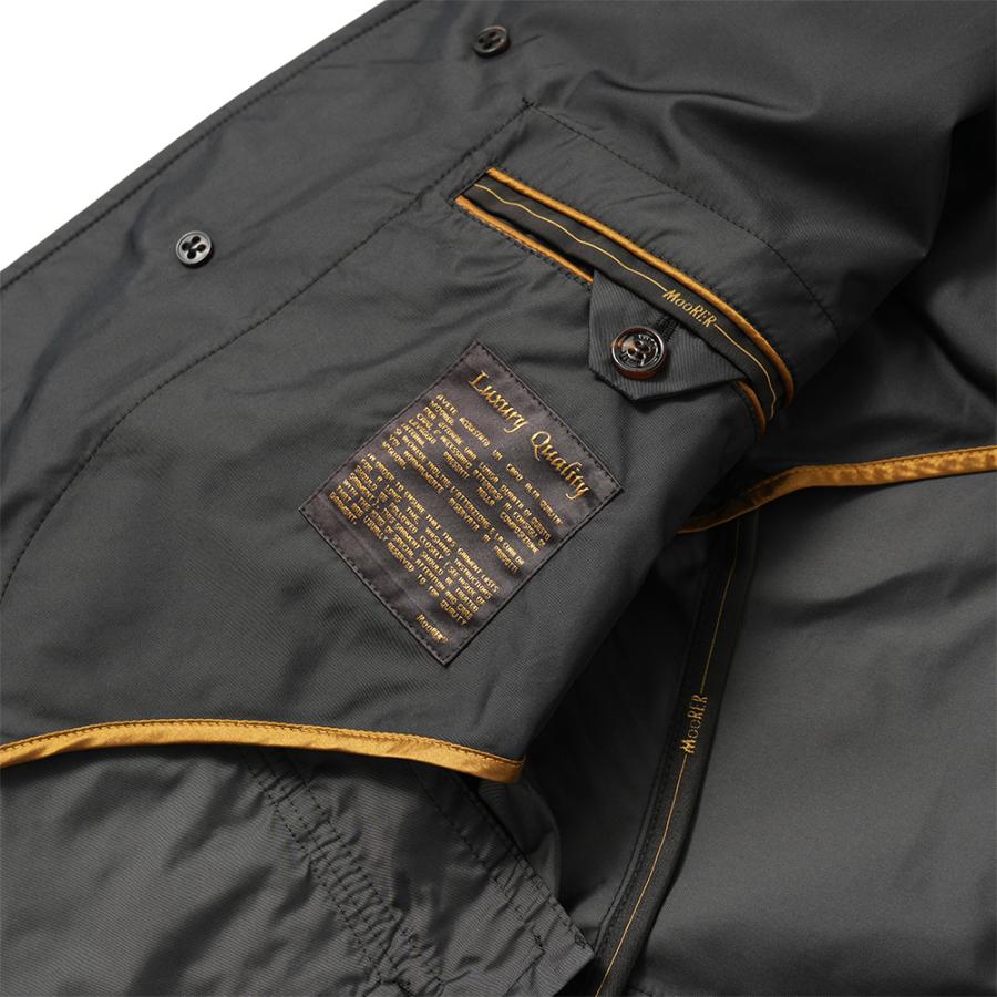 MOORER ムーレー GHIBERTI-KM ギベルティ ポリエステル 3Bジャケット ブルゾン D.GRAYの画像