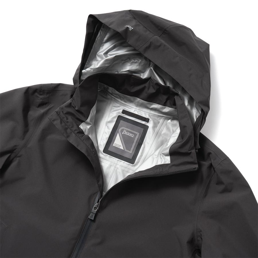HERNO ヘルノ FUNCTIONAL WARDROBE GORE-TEX 2レイヤー デタッチャブルフード ブルゾン GI000458U-11124 BROWNの画像
