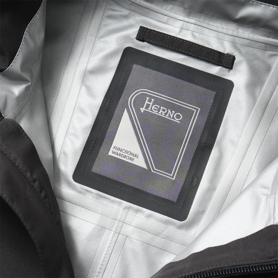 HERNO ヘルノ FUNCTIONAL WARDROBE GORE-TEX 2レイヤー デタッチャブルフード ブルゾン GI000458U-11124 BROWNの画像