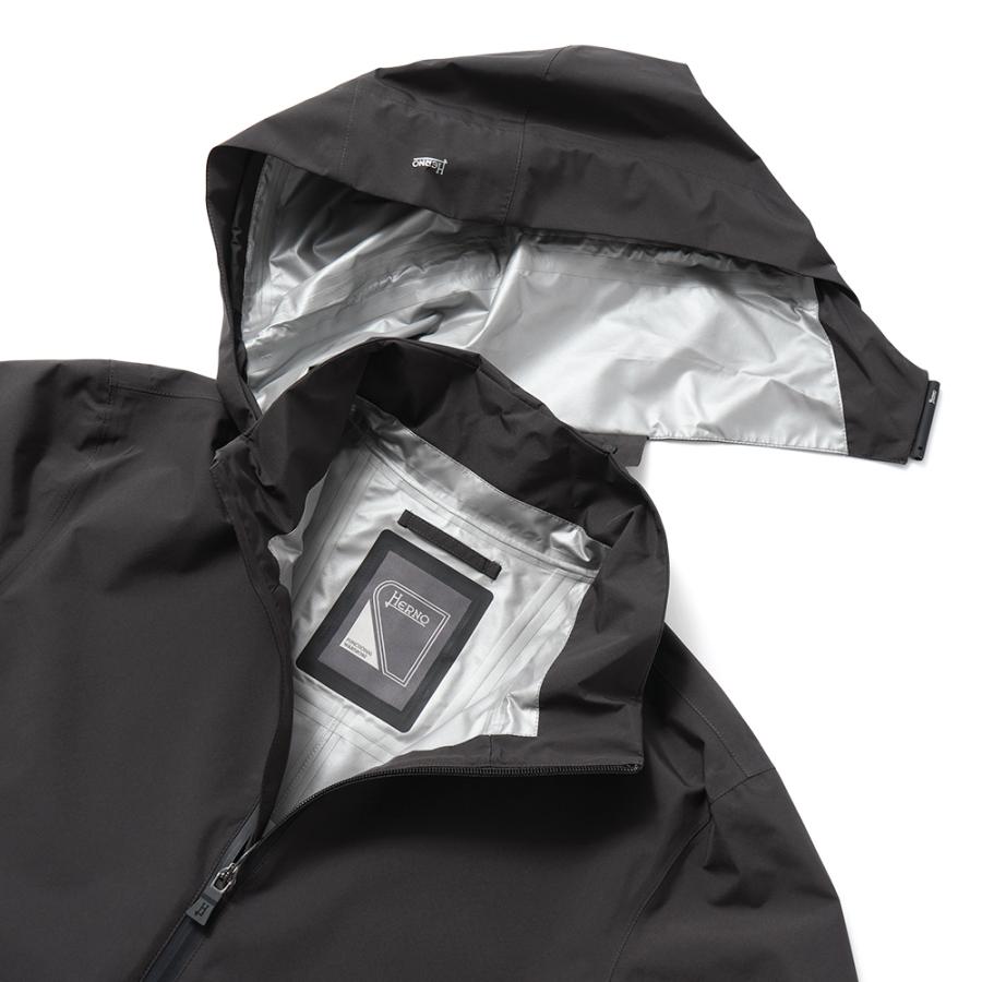 HERNO ヘルノ FUNCTIONAL WARDROBE GORE-TEX 2レイヤー デタッチャブルフード ブルゾン GI000458U-11124 BROWNの画像