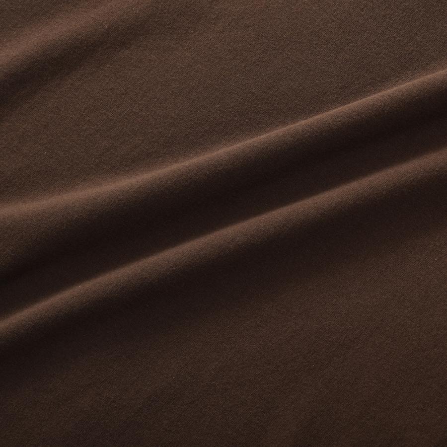 GICIPI ジチピ 2301P TONNO トーンノ フライス編み クルーネックリラックスフィットTシャツ BROWN｜due-online｜06