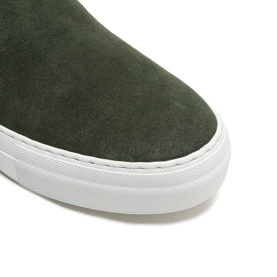 PELLICO SUNNY ペリーコサニー GIOIA M001 SUEDE スエード スリッポンシューズ D.GREENの画像