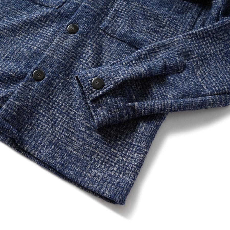 GUY ROVER（ギローバー） ウール・ポリエステル ジャージ CPO シャツ