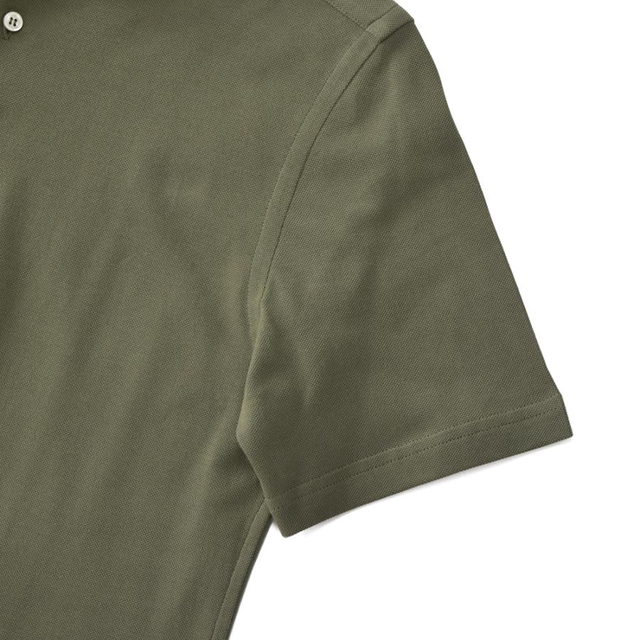 GUY ROVER ギローバー コットン カノコ セミワイドカラーポロシャツ PC433-531500 OLIVE｜due-online｜03