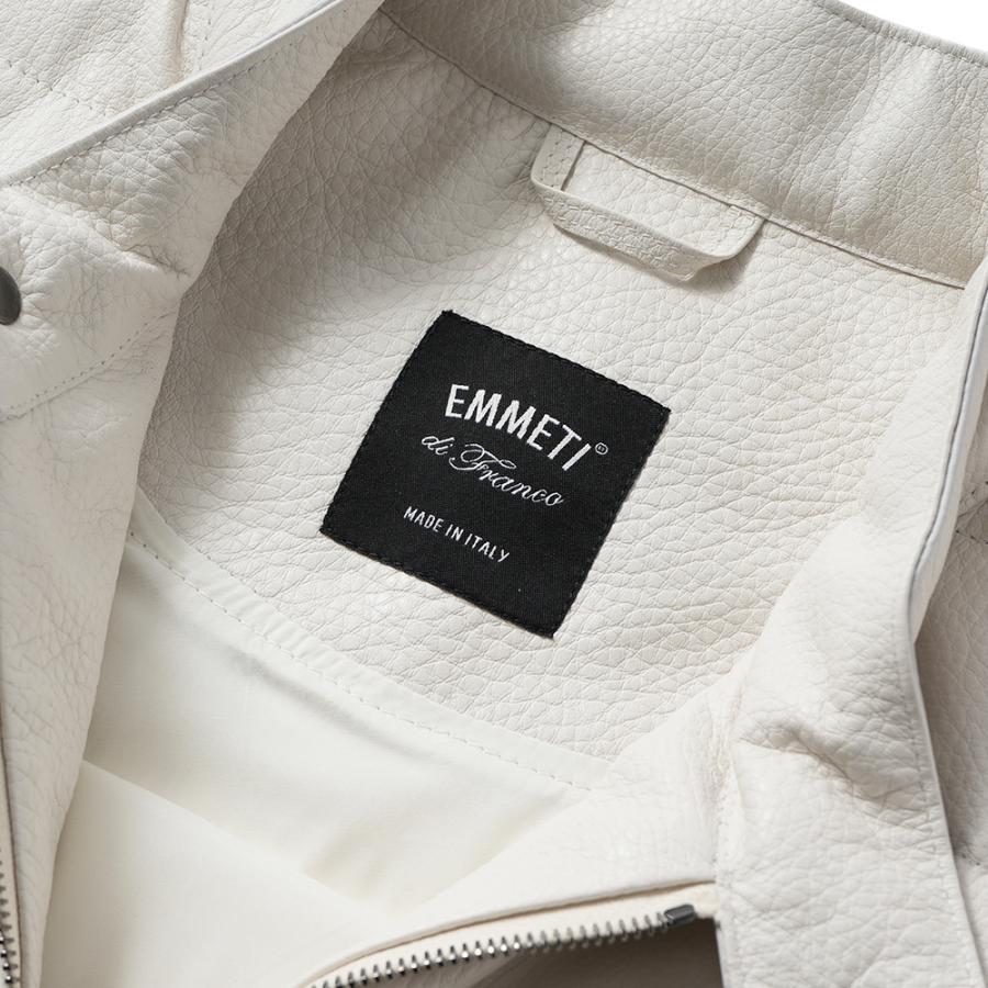 EMMETI エンメティ JURI DOWN VEST SP CALF ユリ ダウンベスト スペシャルカーフ OFF WHITEの画像