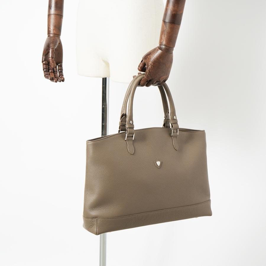 CHAMBORD SELLIER シャンボール セリエ LILLE BRIEF/LAGUN リル ブリーフ シュリンクレザー トートバッグ TAUPEの画像