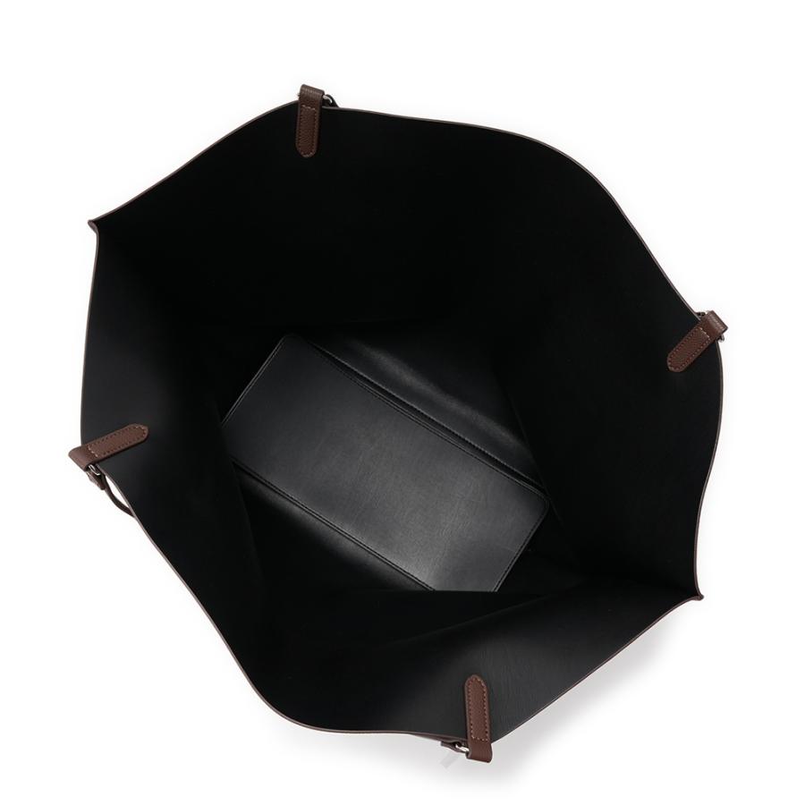 ＆MyuQ（アンドミューク） KHARIN カリン ビッグ トート バッグ BROWN 