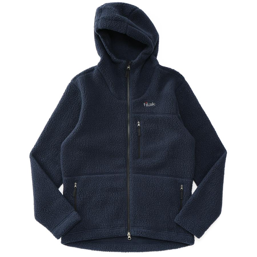 tilak TILAK ティラック NUUK HOODIE BOA ヌークフーディー ボア NAVY 