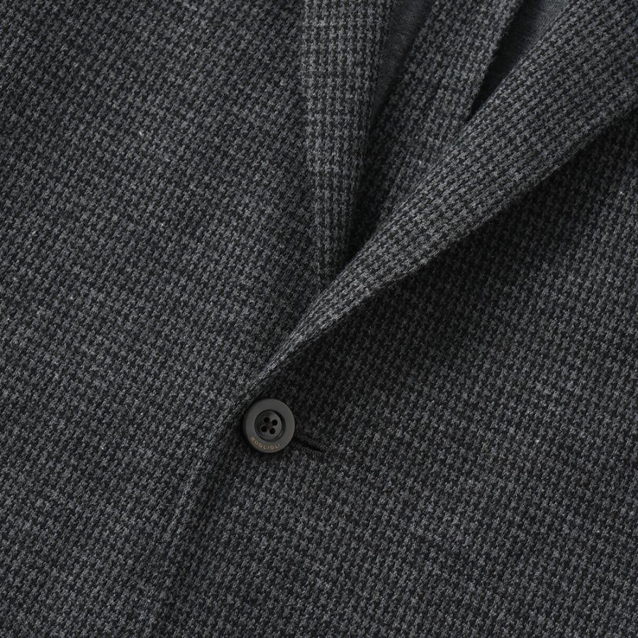 BOGLIOLI ボリオリ EMPTY JACKET コットンジャージー ガンクラブチェック 2B ジャケット OG0166/FB5018 D.GRAYの画像
