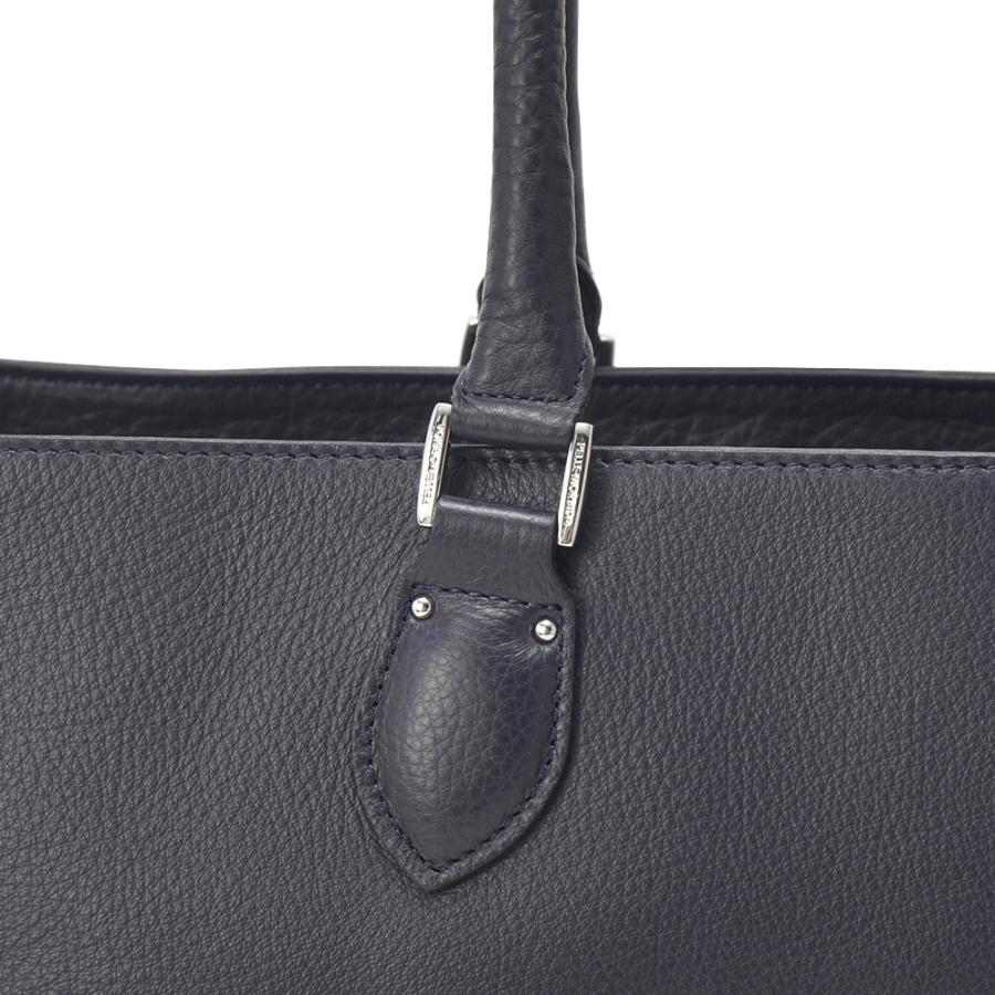 PELLE MORBIDA（ペッレ モルビダ） MB048A 横型トートバッグ NAVY