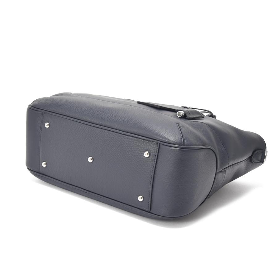 PELLE MORBIDA（ペッレ モルビダ） MB048A 横型トートバッグ NAVY