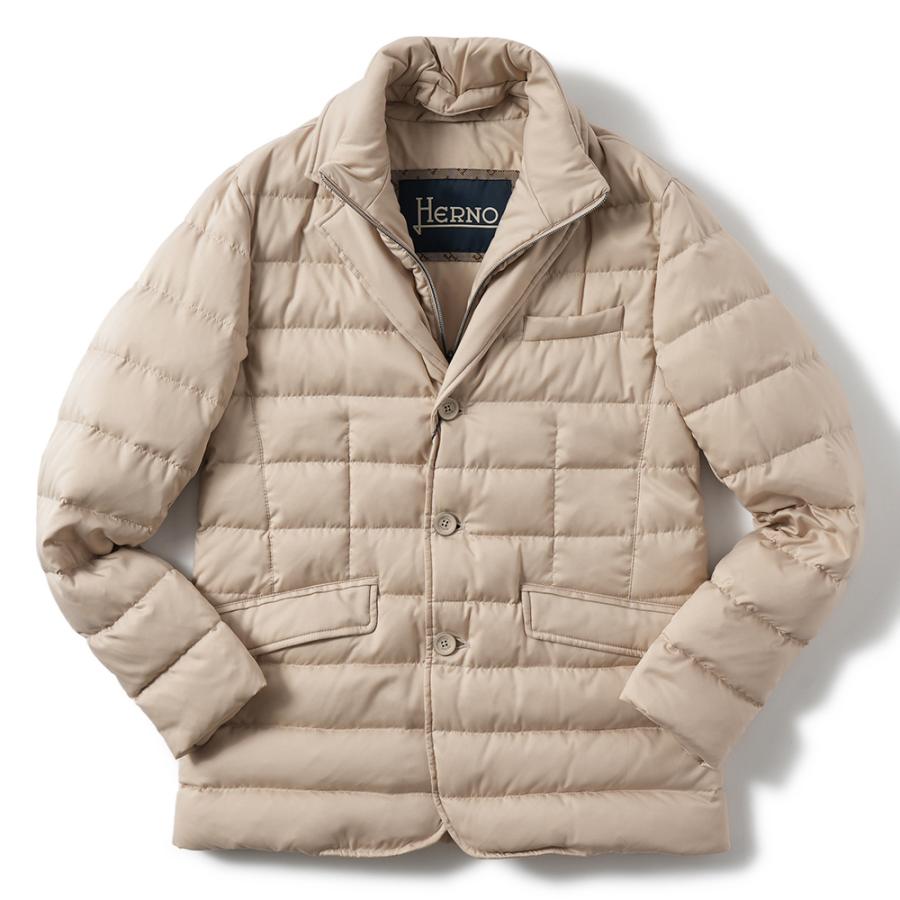 Herno アイボリー ダウンジャケット HERNO（ヘルノ） ダウンコート ダウンジャケット HERNO NYLON