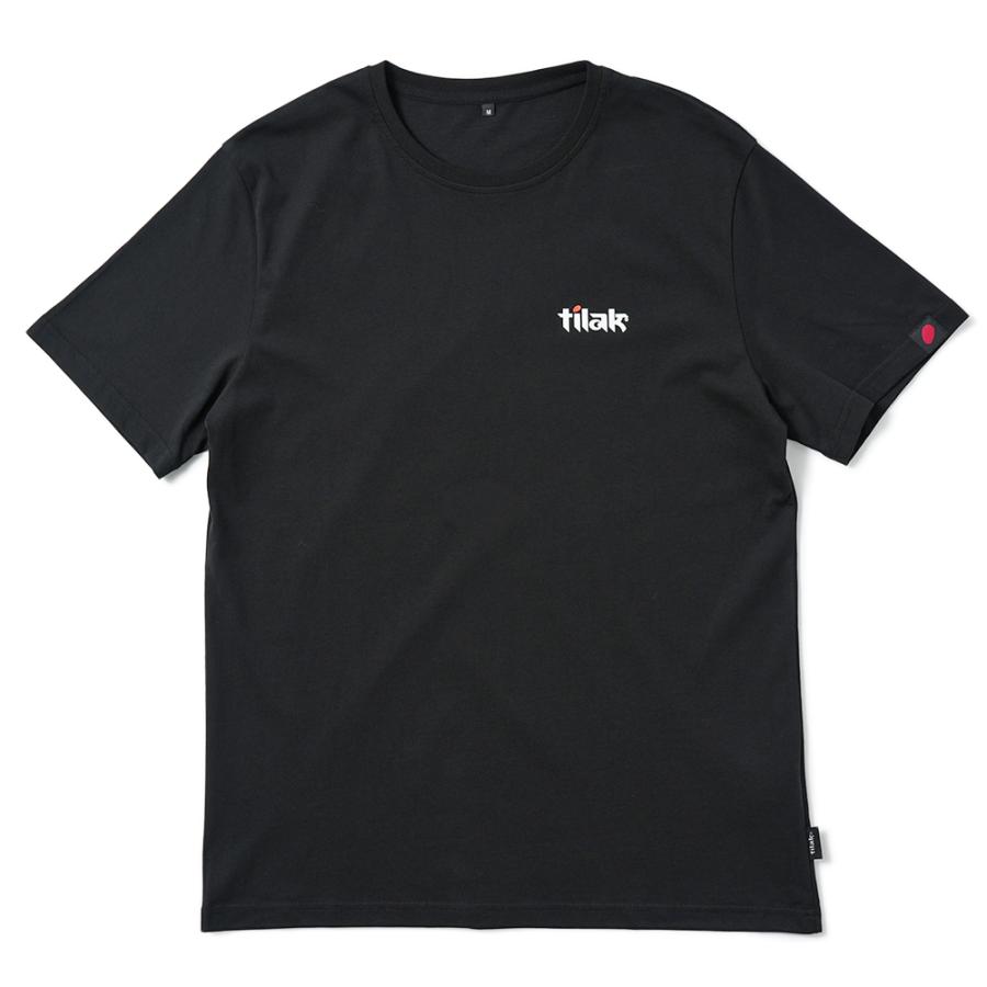 Tilak ティラック Tilak Print Tee プリントTシャツ BLACK | tilak