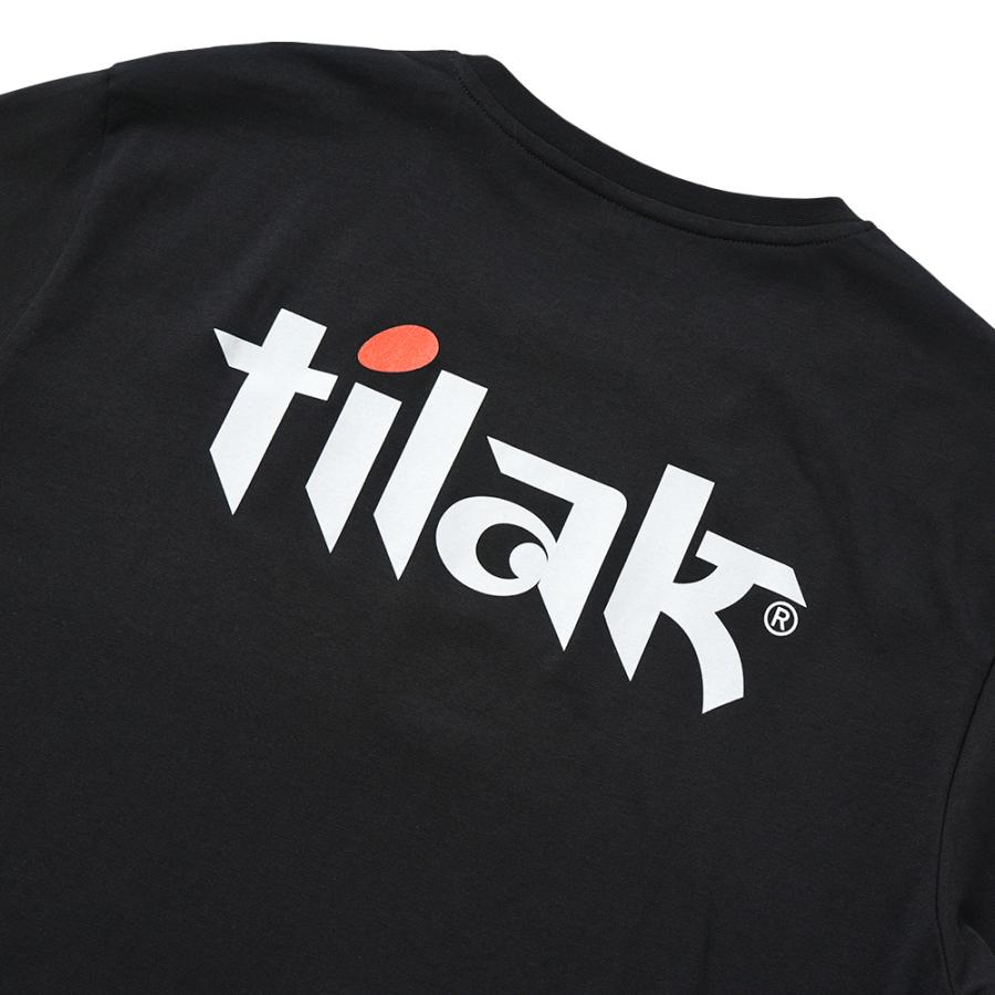 Tilak ティラック Tilak Print Tee プリントTシャツ BLACK | tilak | 07