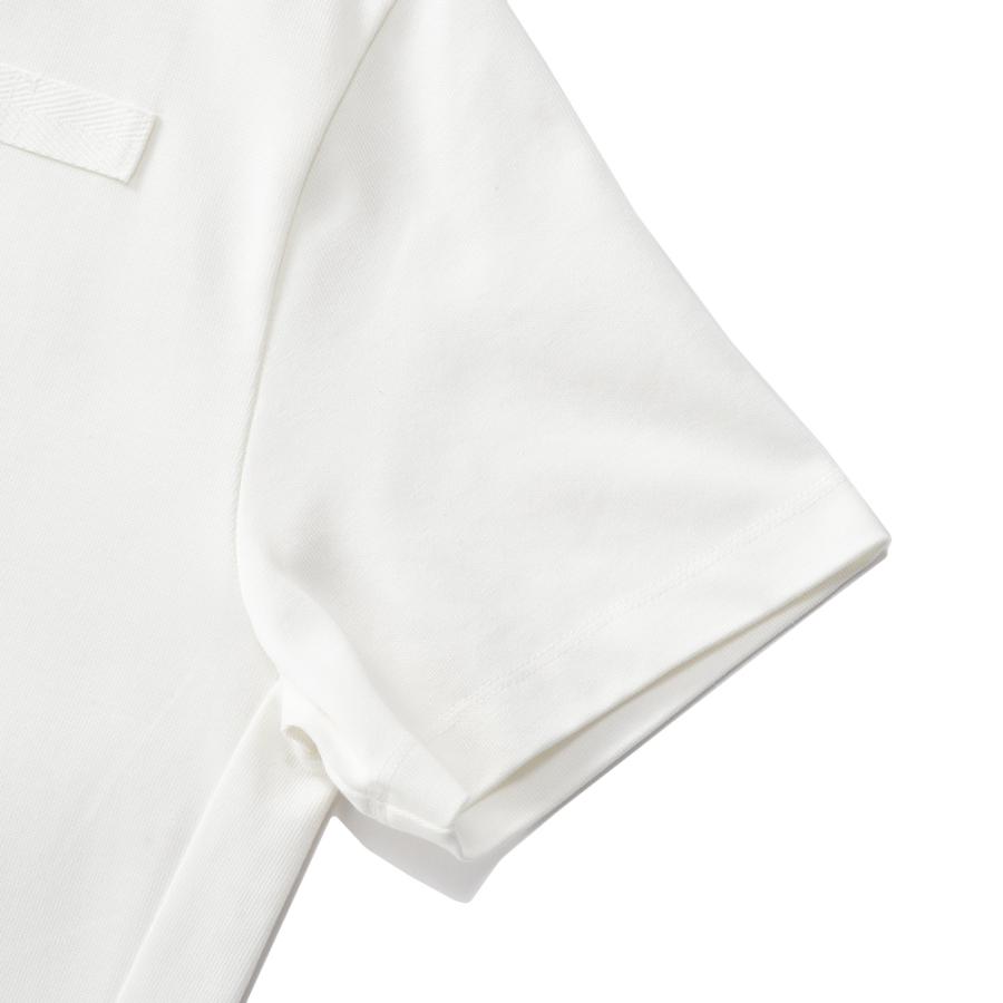 REVENIR リブニール SUVIN GIZA CREW NECK S/S クルーネックTシャツ WHITE｜due-online｜03