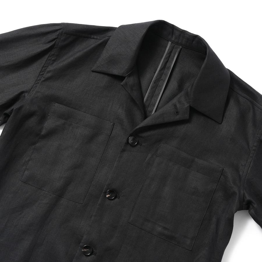 Finjack フィンジャック ハードマンズリネン CPOシャツジャケット SBCPO-TXJ002 BLACKの画像