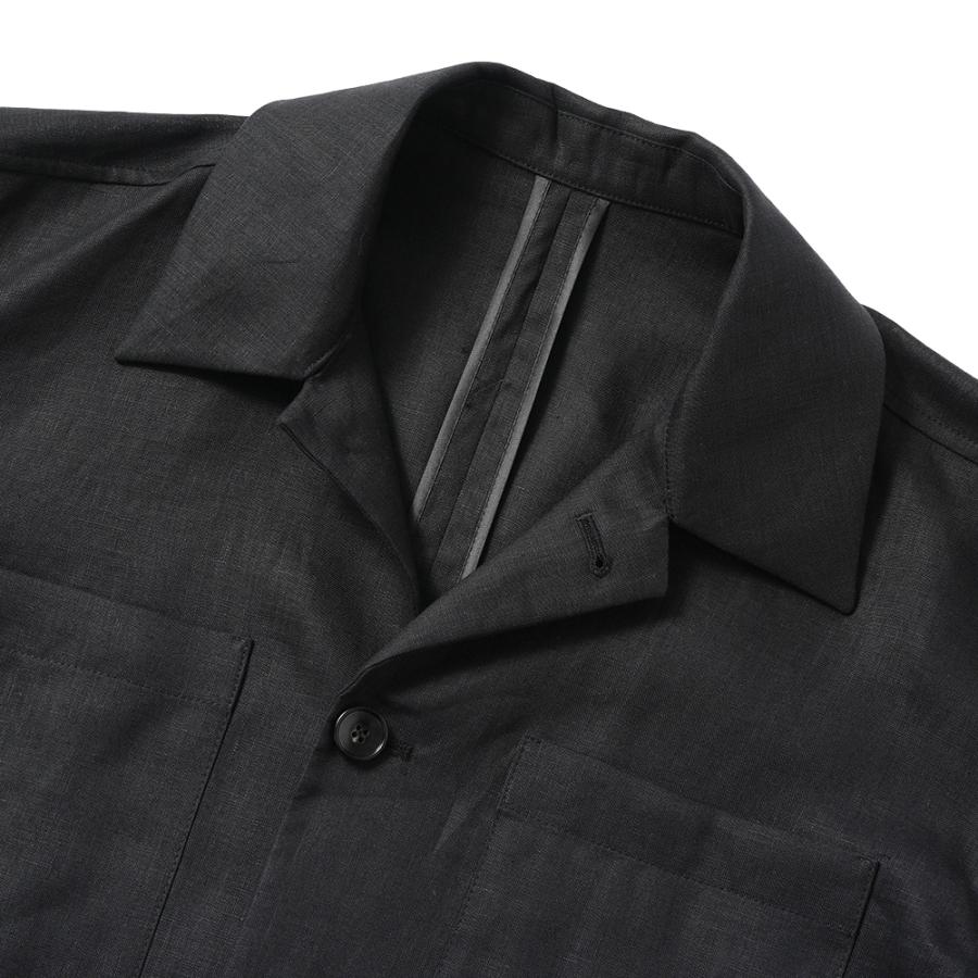 Finjack フィンジャック ハードマンズリネン CPOシャツジャケット SBCPO-TXJ002 BLACKの画像