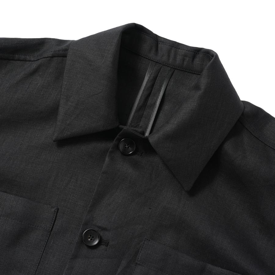 Finjack フィンジャック ハードマンズリネン CPOシャツジャケット SBCPO-TXJ002 BLACKの画像