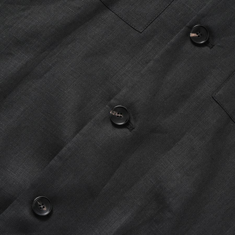 Finjack フィンジャック ハードマンズリネン CPOシャツジャケット SBCPO-TXJ002 BLACKの画像
