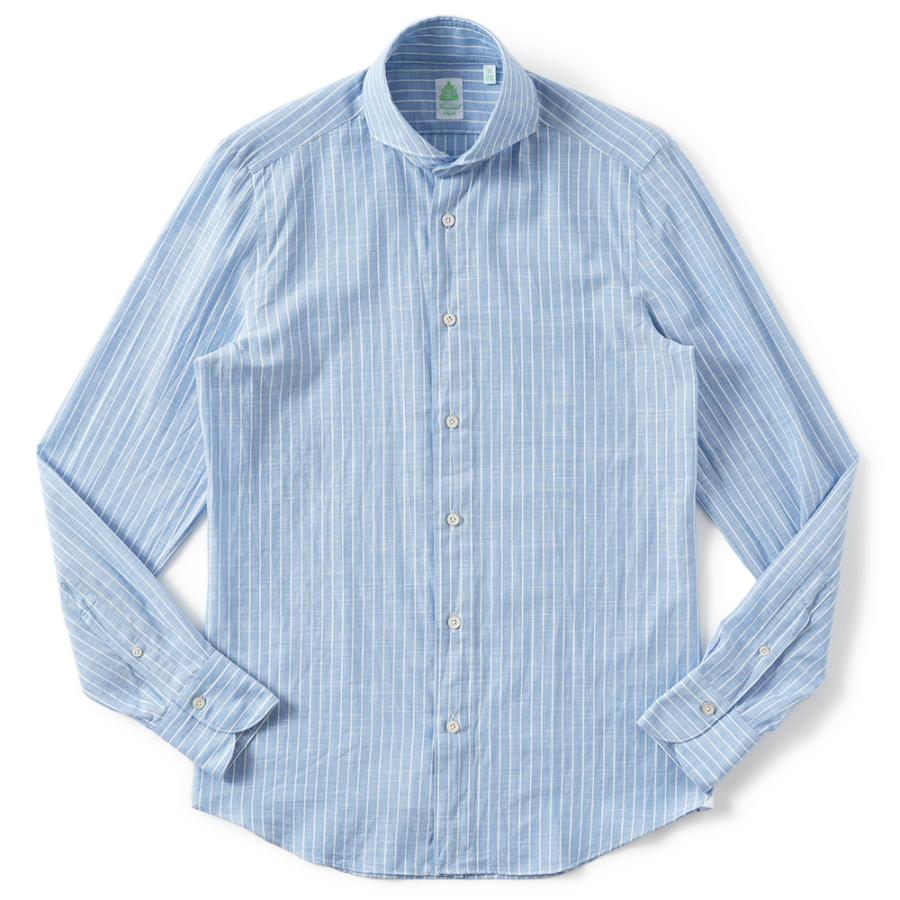 Finamore ロンドンストライプ シャツ B.R.ONLINE - Style Web Magazine & Online Shop | ビー・アール