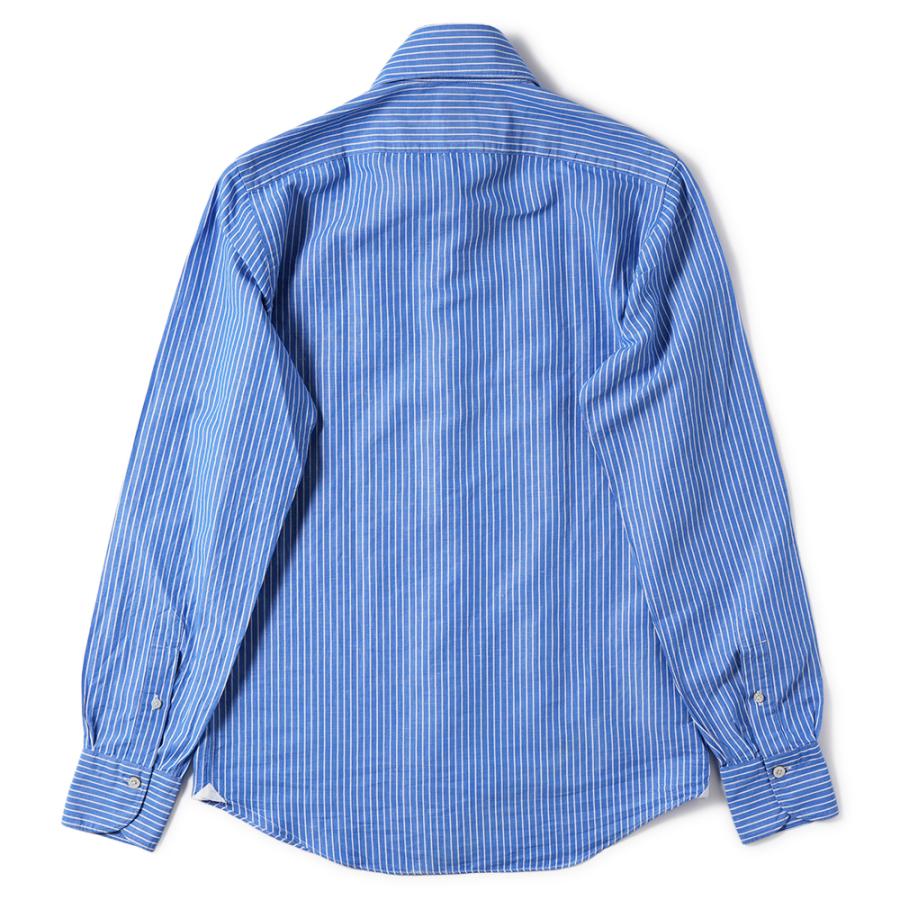 Finamore』カッタウェイシャツ／ストライプ／XS／イタリア製