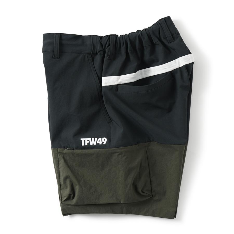 TFW49 LIGHT CARGO PANTS L 美品 BLKxKHAKI