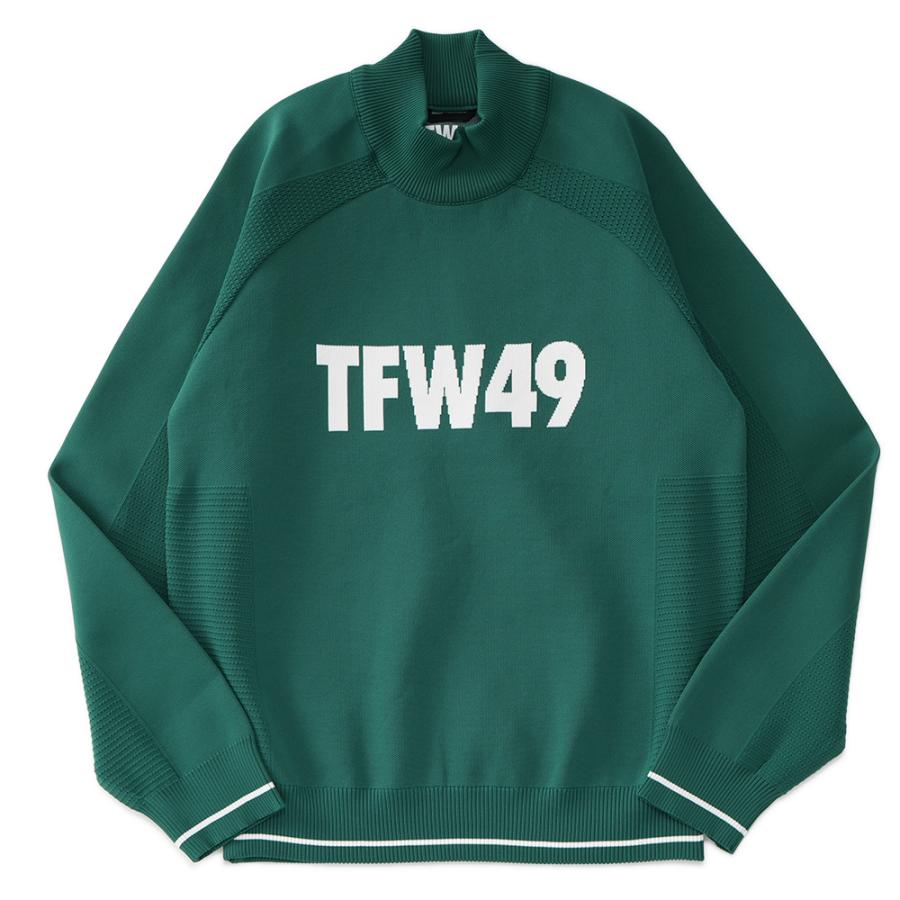 新品未使用TFW49 長袖ニットセーターモックネックXL
