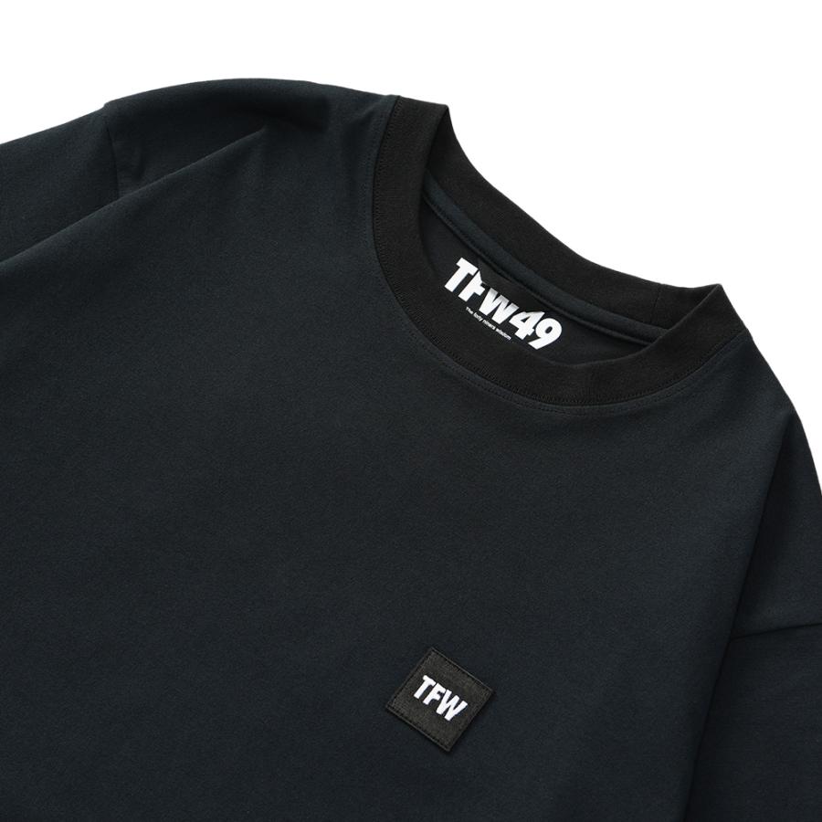 TFW49 ティーエフダブリュー49 LS TEE ロングスリーブT T102320015 BLACK｜due-online｜02