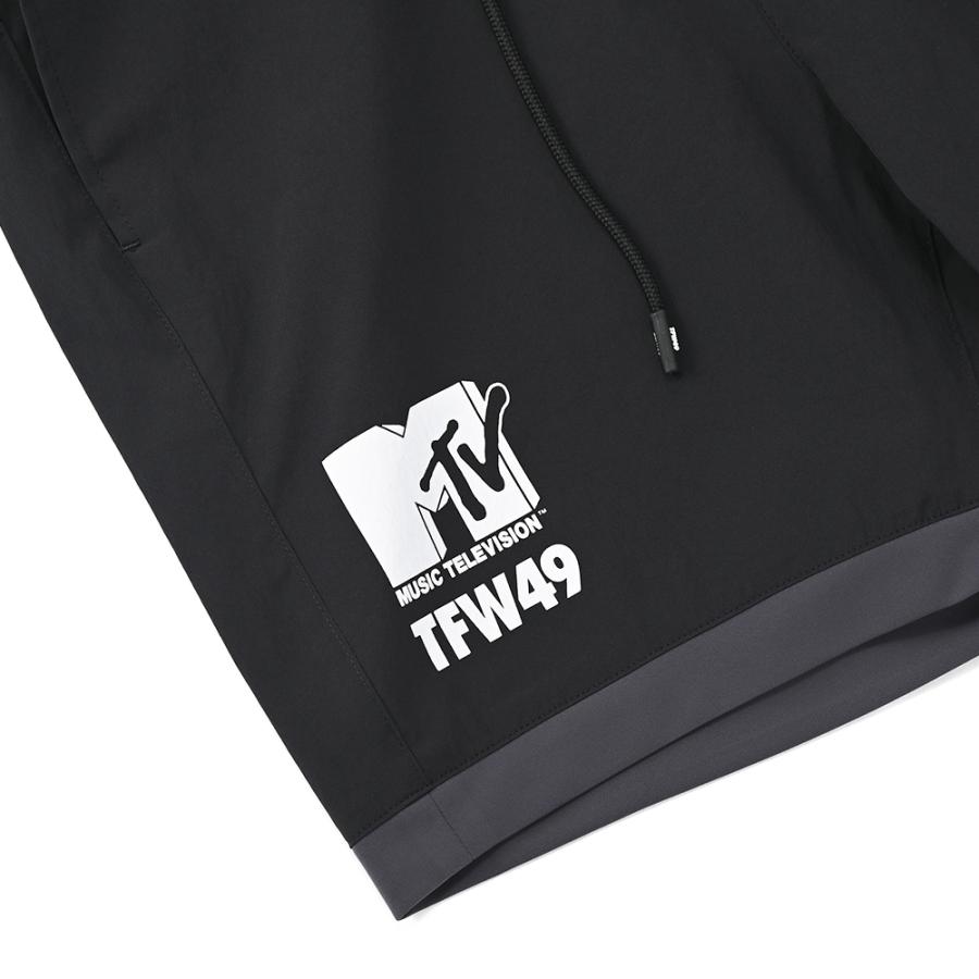 MTV×TFW49 MTV×ティーエフダブリュー49 MTV RHYTHM PANTS MTV リズムパンツ BLACK｜due-online｜05