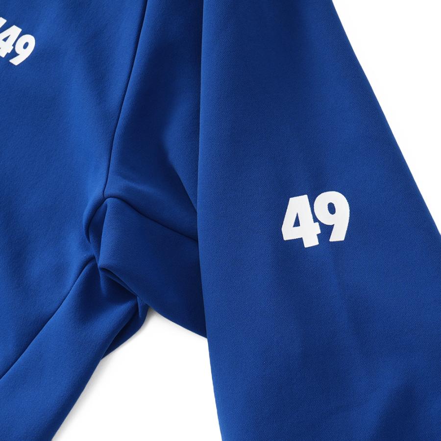 TFW49 ティーエフダブリュー49 HALF ZIP LS ハーフジップロングスリーブ T102320008 BLUE｜due-online｜05