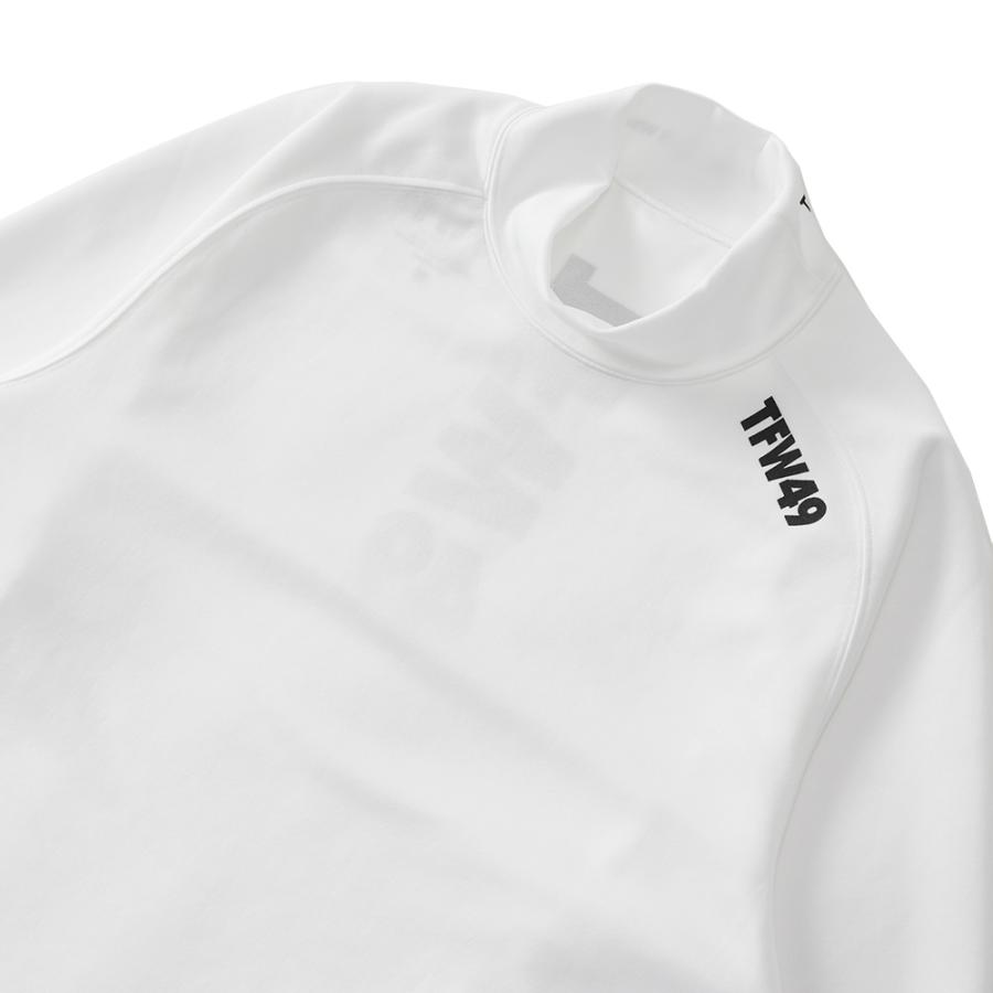 TFW49 ティーエフダブリュー49 LS SIDE MESH MOCK T ロングスリーブサイドメッシュモックネックT T102320009 WHITE｜due-online｜02