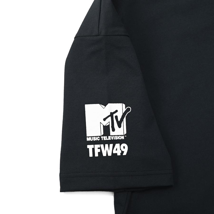 MTV×TFW49 MTV×ティーエフダブリュー49 MTV RHYTHM T-SHIRT MTV リズム Tシャツ BLACK｜due-online｜06