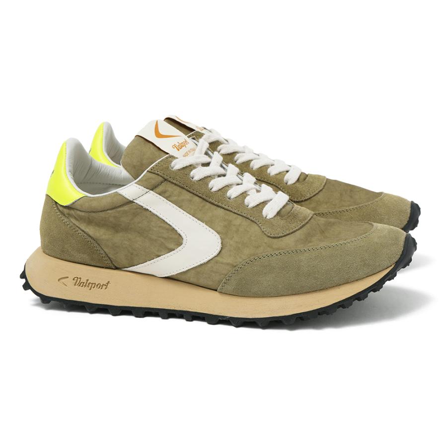 VALSPORT ヴァルスポルト START HERITAGE NYLON VINTAGE FLUO スタート ヘリテージ ナイロンヴィンテージ スニーカー VSR3041M OLIVEの画像